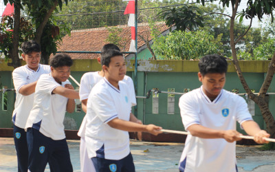 Meriah dan Penuh Kebersamaan, Perayaan HUT RI ke-81 di SMK Putra Sena